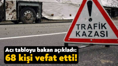 İçişleri Bakanı Ali Yerlikaya bayram tatilinin sekizinci günündeki trafik kazalarına