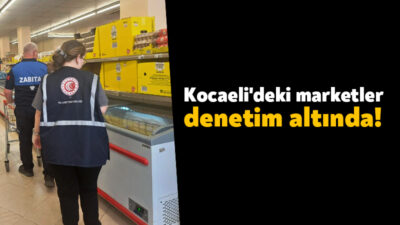 Kartepe Belediyesi Zabıta Müdürlüğü ekipleri Ticaret İl Müdürlüğü ile birlikte
