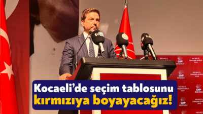 CHP Kocaeli İl Başkanı Bülent Sarı, önümüzdeki yerel seçimlerde Kocaeli’de