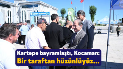 Kurban Bayramı’ndan dolayı Kartepe’de bayramlaşma töreni gerçekleşti. Kurban Bayramı’nın ikinci