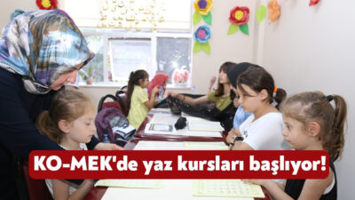 Kocaeli Büyükşehir Belediyesi Mesleki ve Sanat Eğitim Kursları (KO-MEK) çocuklar