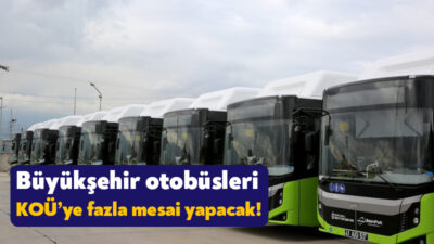 Kocaeli Büyükşehir Belediyesi 29-30 Haziran tarihlerinde yapılacak olan sınavlarda Kocaeli