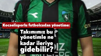 Kocaeli’nin en büyük ve en önemli takımı Kocaelispor’da yuhalanarak seçilen