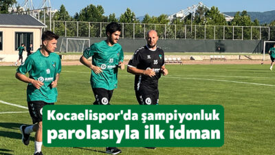 Kocaelispor'da 2024-2025 sezonu hazırlıkları başladı. İdmanda konuşan Kocaelispor Teknik Direktörü