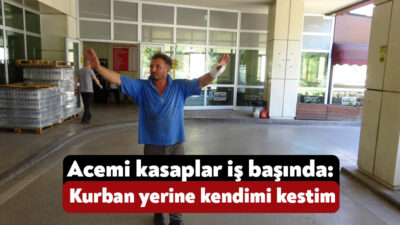 Kocaeli'de Kurban Bayramı'nın ilk gününde gelenek bozulmazken, kurban yerine yanlışlıkla