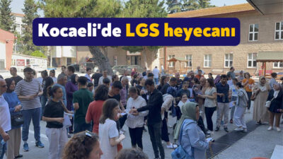 Kocaeli'de binlerce öğrenci lise hayali için sınava girerek salonlarda ter