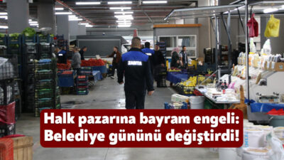 Derince’de pazartesi günleri kurulan Yenikent Pazarı bu hafta Kurban Bayramı’ndan