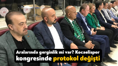 Kocaelispor kongresi bugün Kocaeli İzmit Yahya Kaptan Mahallesi'ndeki Şehit Recep