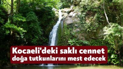 Kocaeli'nin Derince ilçesinde bulunan Çınarlıdere Şelalesi, doğal yapısı ve eşsiz