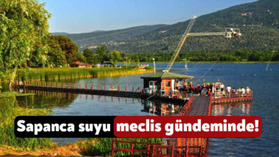DEM Parti Kocaeli Milletvekili Ömer Faruk Gergerlioğlu Sapanca suyundaki küf