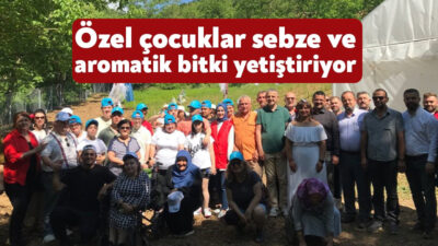 Büyükşehir’in desteği ile kurulan Buğday Tanesi’nde, sebze ve aromatik bitki