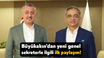 Kocaeli Büyükşehir Belediye Başkanı Tahir Büyükakın Kocaeli Büyükşehir Belediyesi’nin yeni