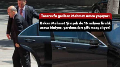 Hazine ve Maliye Bakanı Mehmet Şimşek’in basının karşısına geçerek açıkladığı