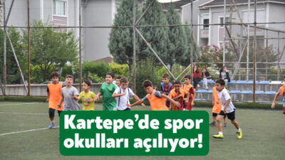 Kartepe Belediyesi çocuklarda spor bilincinin geliştirilmesi sporda fırsat eşitliği ve