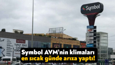 Kocaeli’de termometrelerin 40 dereceleri gördüğü günde Symbol AVM’nin klimalarının arıza