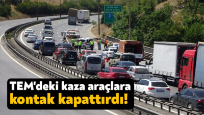 Kurban Bayramı'nın son gününde tatilciler dönüş yolculuğuna başlarken, TEM Otoyolu'nun