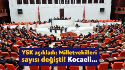 Yüksek Seçim Kurulu Türkiye’nin nüfus verilerine göre, milletvekili sayılarını belirledi.