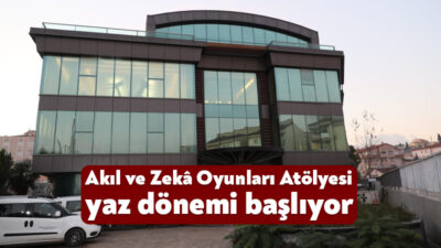 İzmit Belediyesi’nin yürüttüğü Akıl ve Zeka Oyunları Atölyesi yaz dönemi