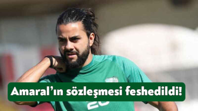 Yeni sezon hazırlıklarına devam eden Kocaelispor’da Joao Amaral ile yollar