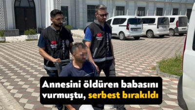 Kocaeli'nin Gölcük ilçesinde annesini öldüren babasını tabancayla yaralayan genç, tekerlekli