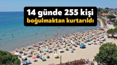 Kocaeli Su Kazaları Engelleme Merkezi (KOSKEM) ekipleri, 14 günde boğulma