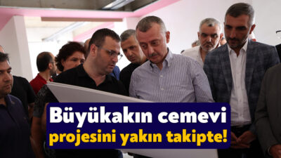 Kocaeli Büyükşehir Belediyesi’nin Derince’de çalışmalarına devam ettiği cemevi projesini Kocaeli