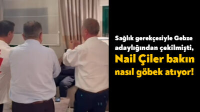 Yerel seçimlerde CHP’nin Gebze adaylığından sağlığını gerekçe göstererek çekilen CHP