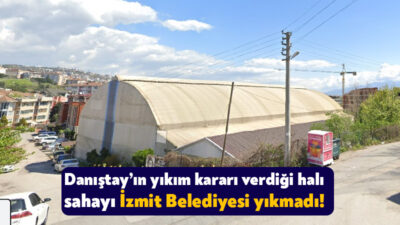 Kocaeli’nin İzmit ilçesinde yer alan ORAR halı saha için Danıştay