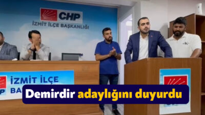 Cumhuriyet Halk Partisi İzmit Gençlik Kolları’nda seçim heyecanı yaşanıyor. CHP’de