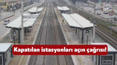 Kocaeli'de 2012 yılında kapatılan tren istasyonlarının yeniden açılması için Kocaeli'deki