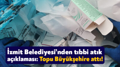 İzmit Belediyesi Kocaeli Şehir Hastanesi’ndeki evsel atıkların toplanmadığına ilişkin açıklama