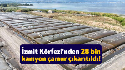 Kocaeli'de yürütülen Avrupa'nın en büyük projesi kapsamında İzmit Körfez'inde 57
