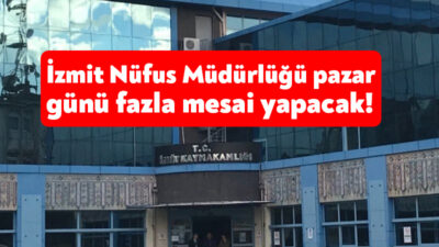 28 Temmuz Pazar günü yapılacak olan ALES sınavında İzmit Nüfus