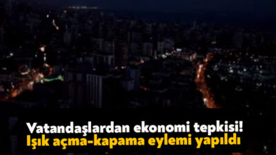 CHP lideri Özgür Özel'in çağrısıyla, saat 21.00'de vatandaşlar ekonomik duruma