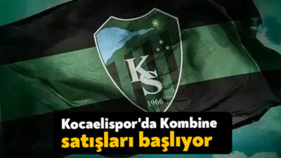 Trendyol 1. Lig'de 2024-2025 sezonu için kombine satışlarıyla ilgili Kocaelispor