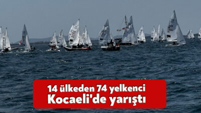 Kocaeli'de düzenlenen 470 Gençler Dünya Yelken Şampiyonası, 14 ülkeden 74