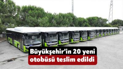 Kocaeli Büyükşehir Belediyesi'nin yeni aldığı 81 otobüsün 20'si şehre ulaştı.