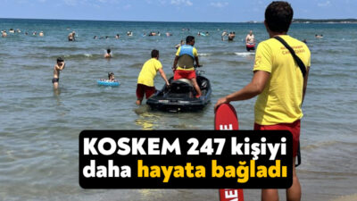 Kocaeli sahillerinde serinlemek ve hoşça vakit geçirmek isterken akıntıya kapılan