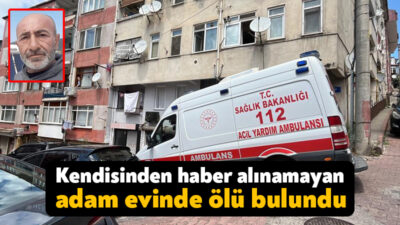 Kocaeli'nin İzmit ilçesinde 2 gündür kendisinde haber alınamayan 55 yaşındaki