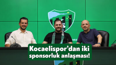 Yeni sezonda ligde şampiyonluk için çalışmalarına devam eden Kocaelispor’da sponsorluk