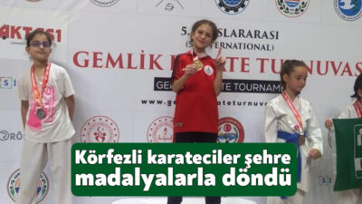Bursa'da gerçekleştirilen 5. Uluslararası Karate Turnuvası'na katılan Körfez Gençlerbirliği Spor
