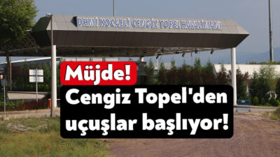 Kocaeli Cengiz Topel Havalimanı'ndan Trabzon seferleri başlıyor.