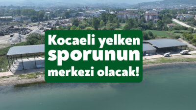 Kocaeli Büyükşehir Belediyesi tarafından Başiskele’ye yapılmakta olan su sporları merkezinin