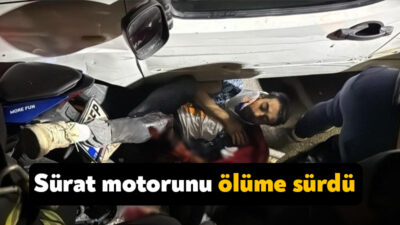 Kocaeli'nin İzmit ilçesinde iddiaya göre kırmızı ışıkta geçen motosiklet, park