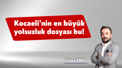 Yok canım Milli Eğitim’den bahsetmiyorum. Yolsuzluk konusunda yoğun bir haftayı