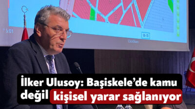 Büyükşehir Belediyesi meclis toplantısında söz alan CHP Meclis Üyesi İlker