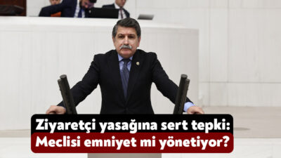 CHP Kocaeli Milletvekili Prof. Dr. Mühip Kanko, TBMM’ye getirilen ziyaretçi