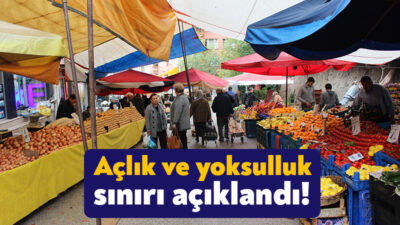 TÜRK-İŞ açlık ve yoksulluk sınırını açıkladı. TÜRK-İŞ’in açıkladığı verilere göre,