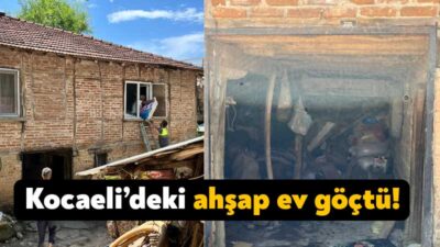 Kandıra’nın Sinanlı Bilallı Köyü Hacılar Mahallesi’ndeki ahşap evde göçük yaşandı.