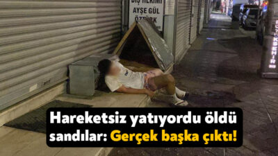 Kocaeli'de kaldırımda hareketsiz sızan 18 yaşındaki genci fark eden
